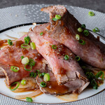 鉄板焼DINING YANAGI - 延寿牛のローストビーフ　熊本県産赤牛