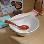 中華そば たかばん - 完食完飲腹パンフィニッシュ(^^)