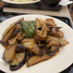 ランチハウス ミトヤ - 茄子と豚肉の味噌煮込み