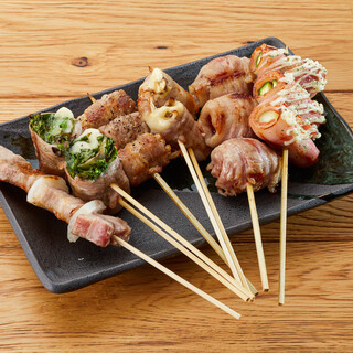 ★本格！博多の野菜巻き串は味もボリュームも大満足★