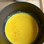 つるよし料理店 - かぼちゃポタージュ