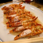 志峰飯店 - 海老とにんにくの料理
