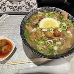 らー神 心温 - 塩もつラー、神玉3個