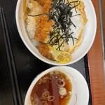 駅そば 八起家 高崎店 - かつ丼スープ付き
