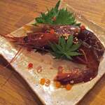 ヤムチャパパ - お料理が運ばれてきたよ。
                                酔っぱらい天使のエビ。
                                ネーミングがすごいね！