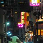 ヤムチャパパ - そこを左に入った路地裏に、去年くらいから少しずつ
      新しい飲食店がオープンしてるんだよ。
      このあたりもにぎやかになってきたなあ。
       
      ちびつぬ「お店のネオンがきれいね～」