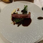 ラ・ベ - 鴨胸肉骨付きエビスロースト