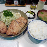 Santei - 2009/11/22  焼きとんかつ　棒ヒレ定食　１８００円