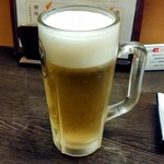 和食処 大ばん - 一杯目の生ビール