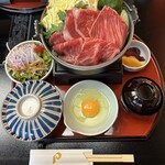 和 みなもと - 料理写真:すき焼き御膳3650円、ご飯はおかわり可