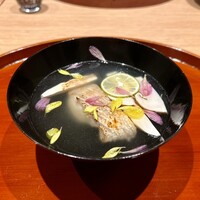 筒井 清寂 - 長野　松茸　和歌山　白甘鯛の椀物