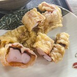 ヨコクラうどん - ゲソ天