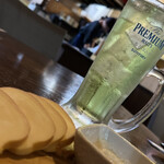 焼きもの家 慶 - スモークチーズとライムサワーで〆る^_^