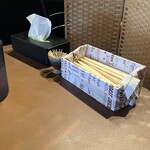 塩 SOBA さくら亭 - 卓上