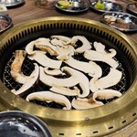 地産地消自給自足 - 松茸薄切り焼き