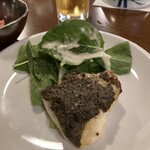 고세 온센 호텔 - 鱸のソテー　タプナードソース