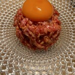 焼肉ホルモン 新井屋 - 特上ユッケ