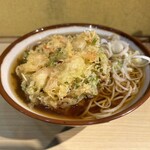 そばの神田東一屋 - えびかき揚げそば