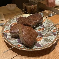 まとい 銀座 - 炭火焼き - 米沢牛サーロイン 神戸牛ヘレ