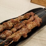 牛家兄弟 蘭州牛肉麺 - ラム肉の串焼き。
