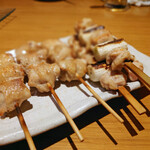 薙-nagi-熟成鶏十八番 - もも肉(塩)・ねぎま(塩)