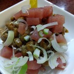 鶴亀 - まぐろ納豆 420円(税込)(2024年9月30日撮影)