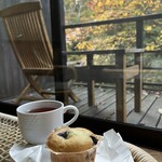 小瀬温泉ホテル - 「一年」さんのブルーベリーマフィン