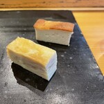 小判寿司 - だし巻きと芝海老のすり身