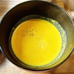 つるよし料理店 - カボチャスープ