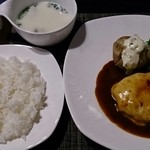 サボウアン - チーズハンバーグ1200円