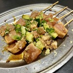 一休庵 - 鶏タタキ串