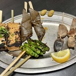 一休庵 - 厚揚げ、こんにゃく、ししとう、しいたけ