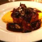 アリソンby プカプカキッチン - チーズオムレツ～ビーフとキノコのブラウンソース