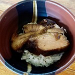 麺屋　たか - 煮バラチャーシューでライスが進む！