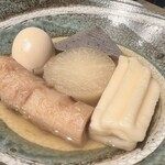 吟醸マグロ - おまかせおでん五点盛り！