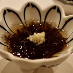 鮨 やすみつ - もずく酢