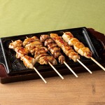 鉄板焼き鳥５種盛