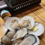 磯家波平 - 倍量活貝盛合わせ(2480円)