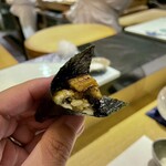 鮓 きずな - 焼穴子 おにぎり風 宮城 青とび 一番海苔