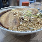 豊しま 春日店 - 厚肉そば　750円