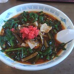 さかえや - 満州にらラーメン（醤油）