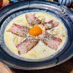 鶴うどん - カルボナーラうどん