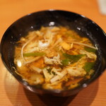 日本料理 たかむら - 松茸のたまごスープ