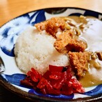 やぶ善 - 真っ赤な"福神漬"が嬉しい。