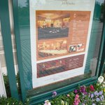 ガストロノミー ジョエル・ロブション - 店頭の看板です。