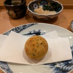 鮨 たかはし - ズワイガニのクリームコロッケ