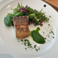 バローロ - 鯛のソテー　ホウレン草ソース