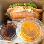 Little coffee Stand - 料理写真:たまごサンドセット