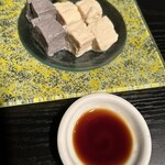 豆腐料理とおばんざい まるたけえびす豆八 京都 先斗町 - くみあげ湯葉のお刺身