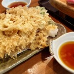 網元料理あさまる - しらすの天ぷら　手のひら大　730円